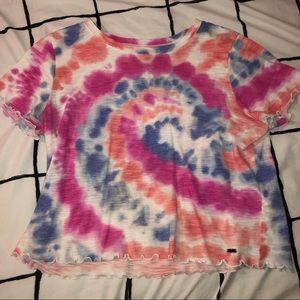 tie dye hollister top